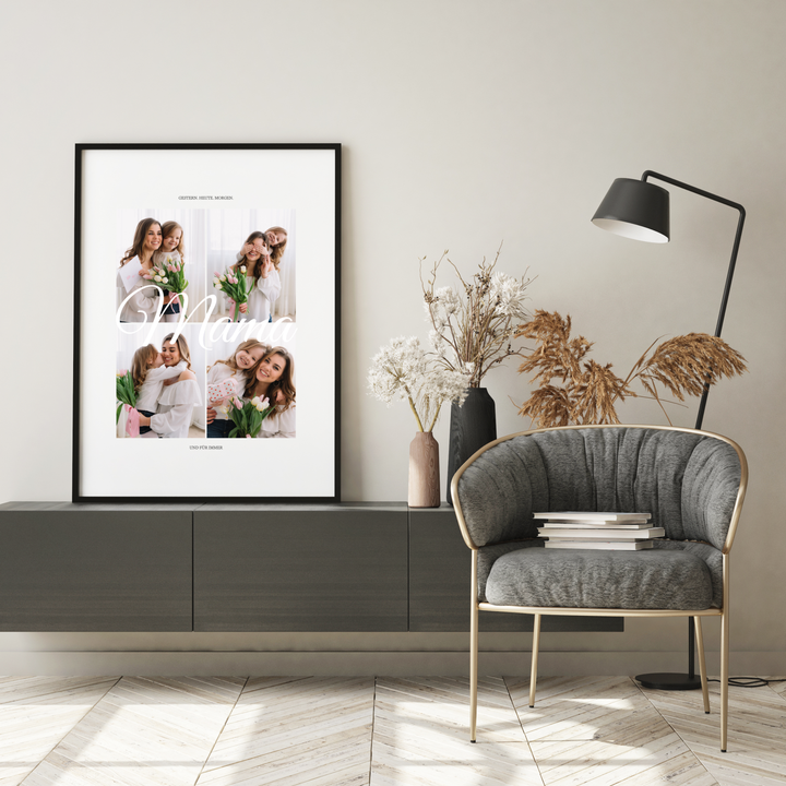 Mama Poster Collage personalisiert