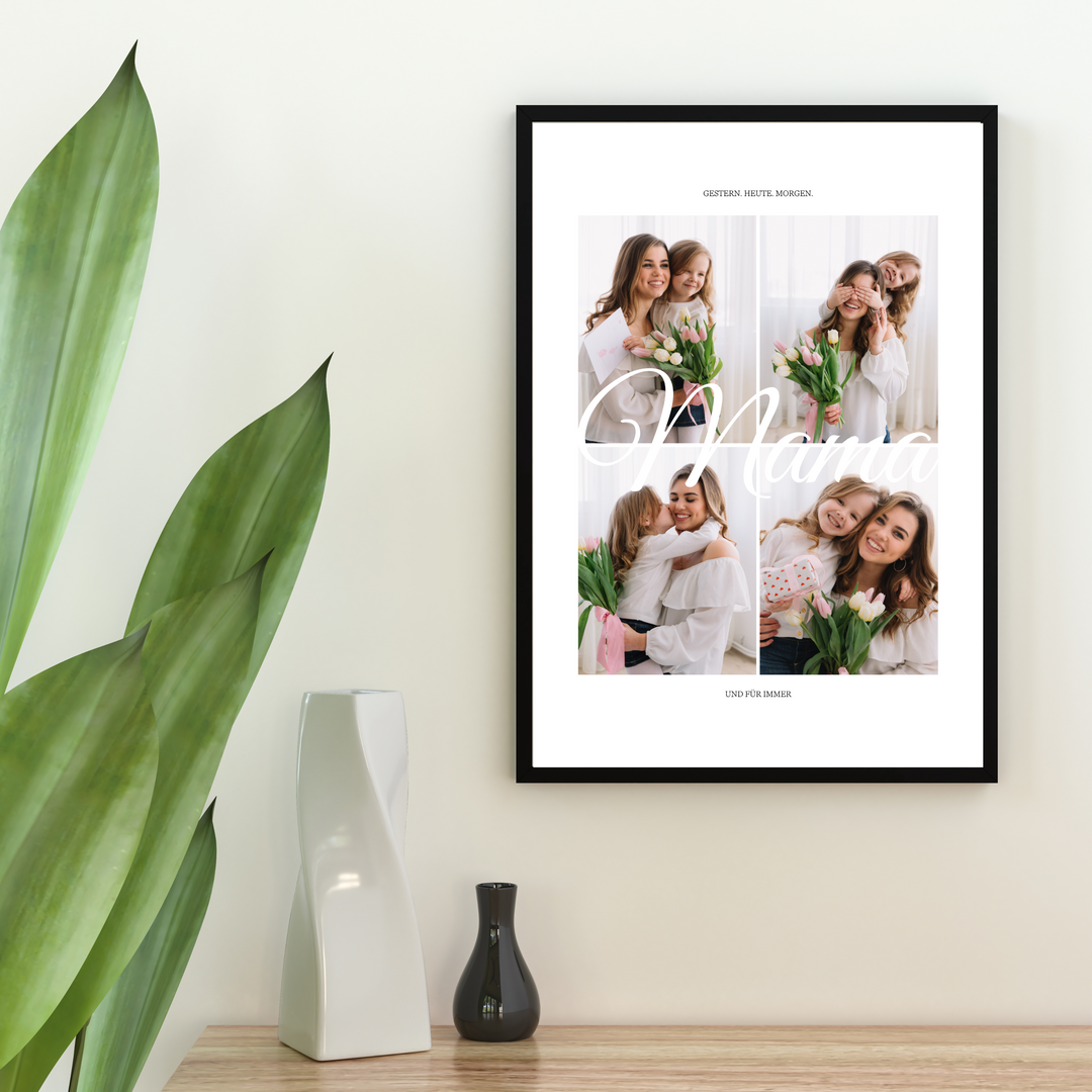 Mama Poster Collage personalisiert