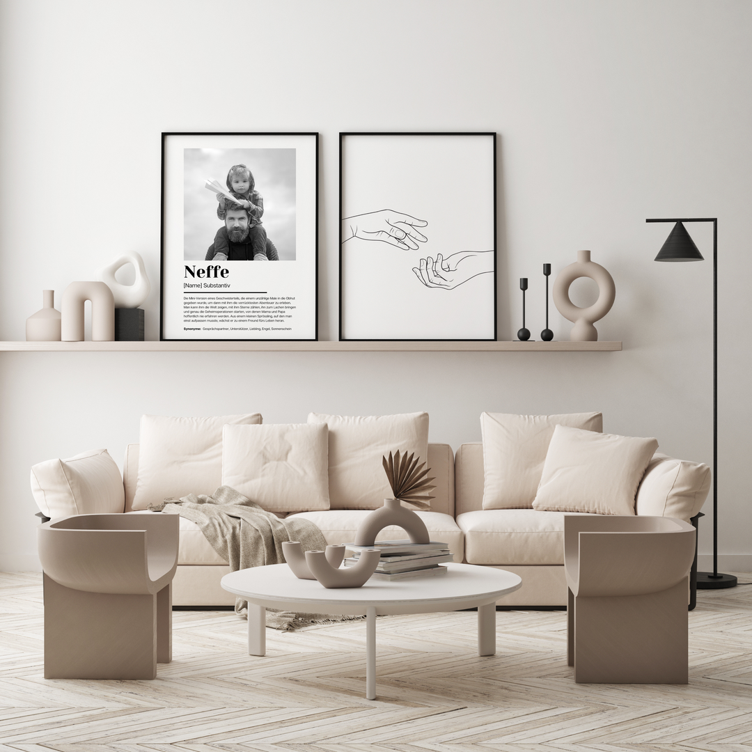 Fotoposter Definition NEFFE personalisiert