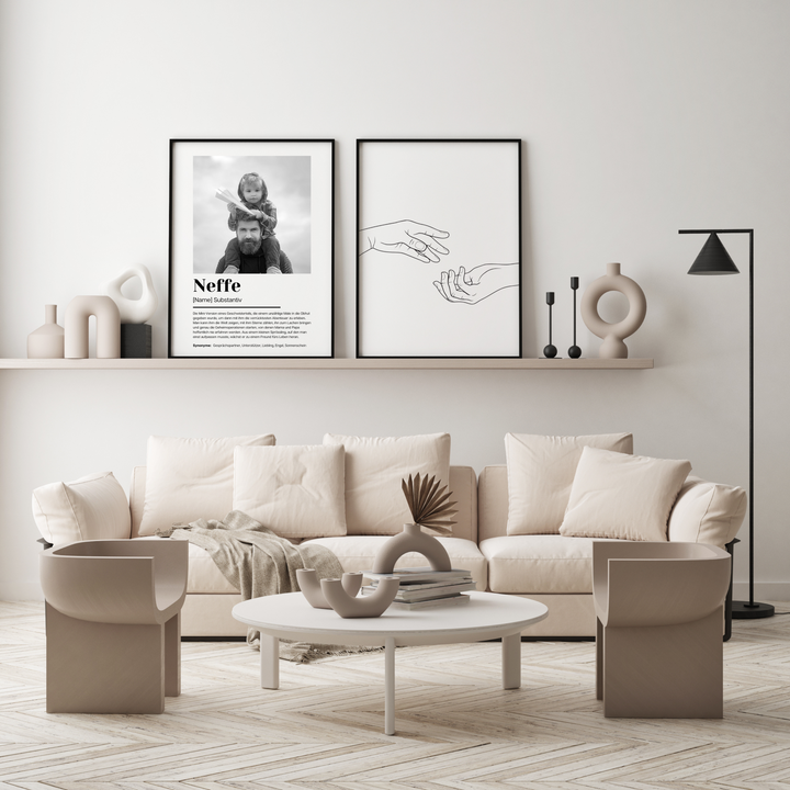 Fotoposter Definition NEFFE personalisiert