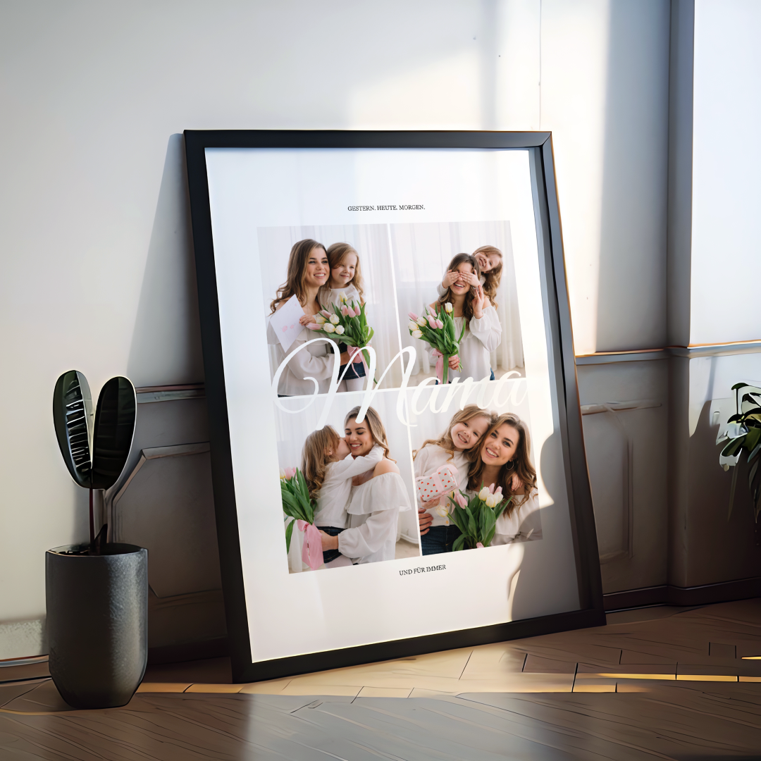 Mama Poster Collage personalisiert