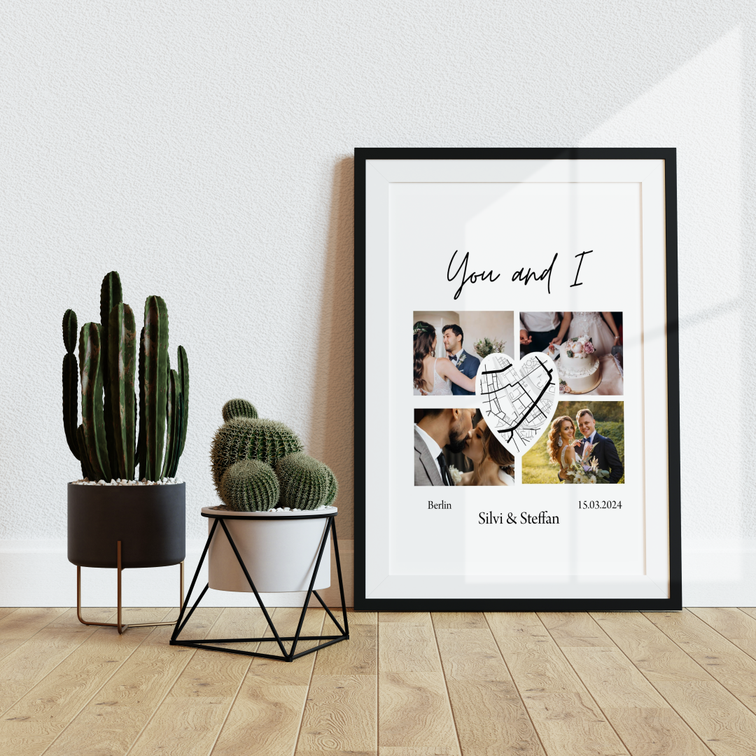 Stadtkarten Poster Wo alles begann 04 personalisiert