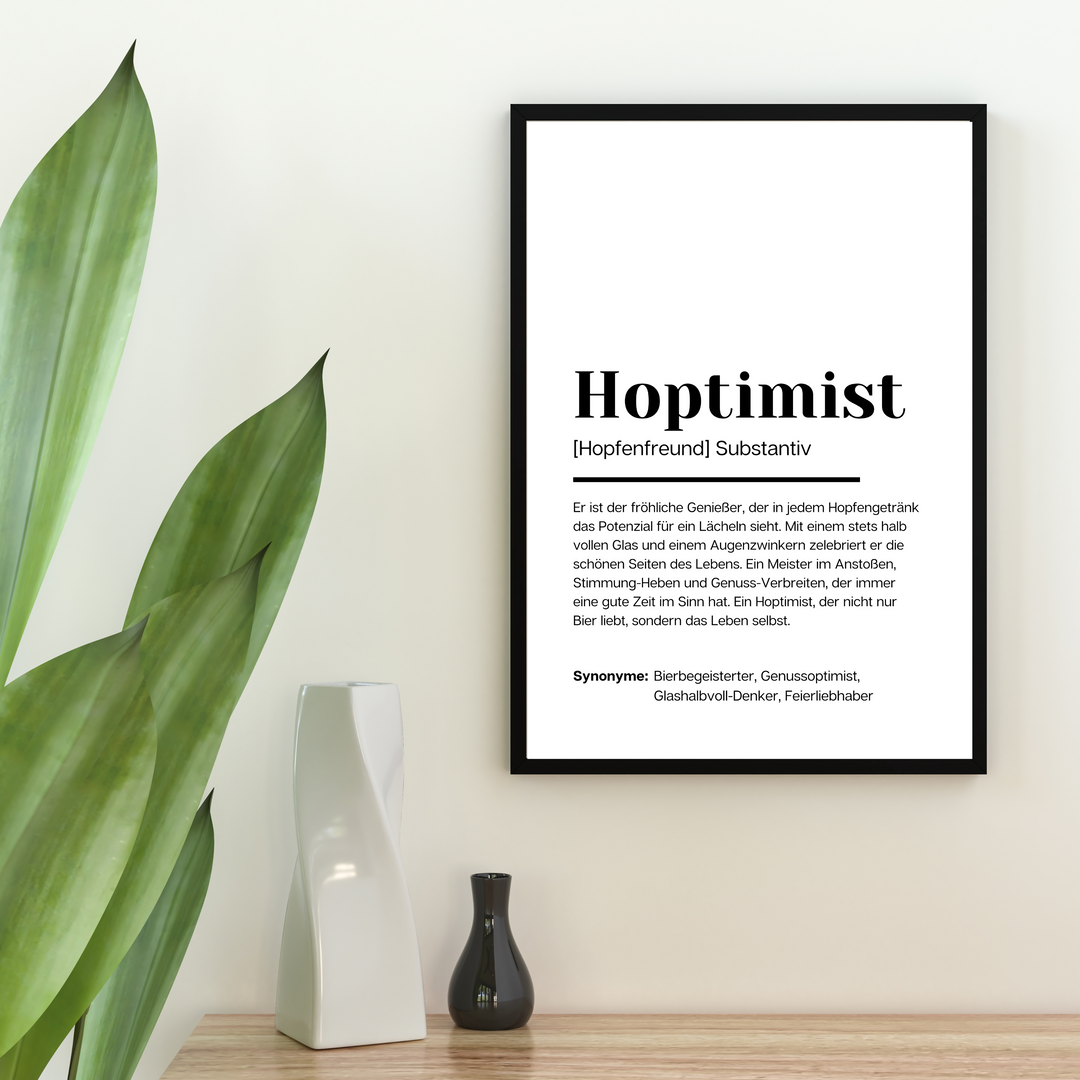 Poster Definition Hoptimist