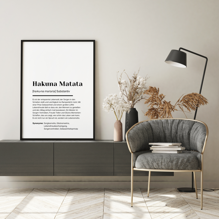 Poster Definition Hakuna Matata