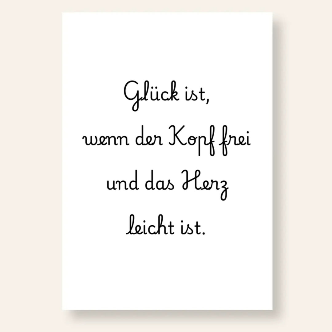 Quote Poster personalisiert | Kleibt