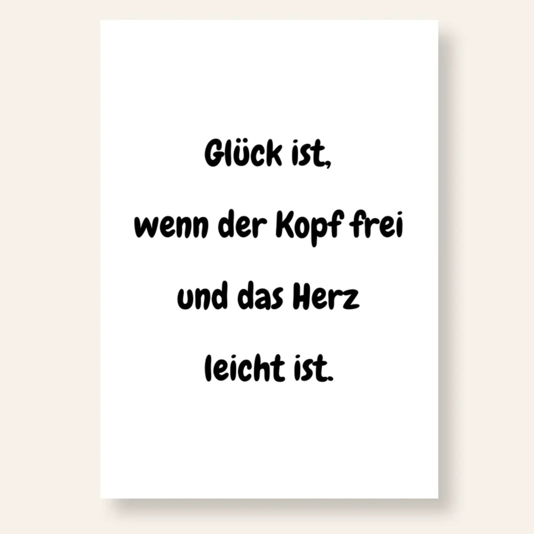 Quote Poster personalisiert | Kleibt