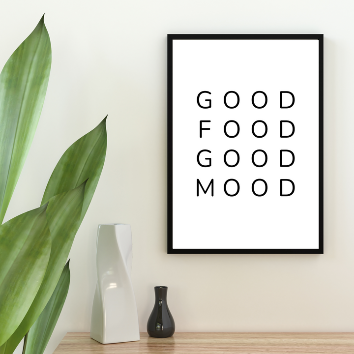 Poster Good Food Good Mood