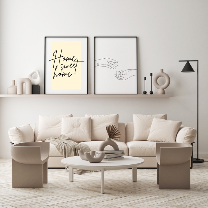 Home Sweet Home Spruch Poster | Kleibt