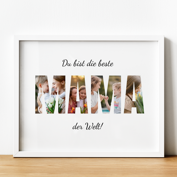 Poster Fotocollage Die beste Mama der Welt