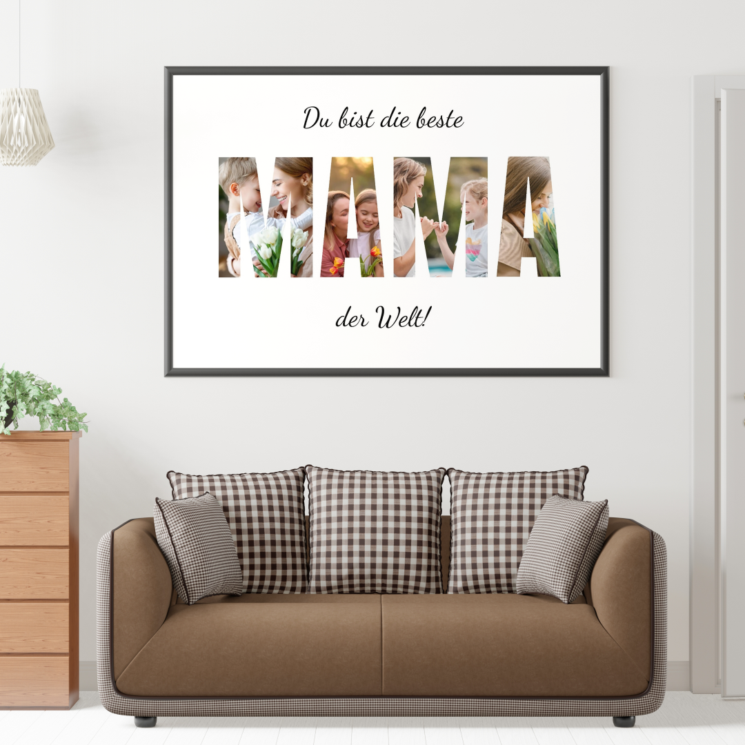 Poster Fotocollage Die beste Mama der Welt