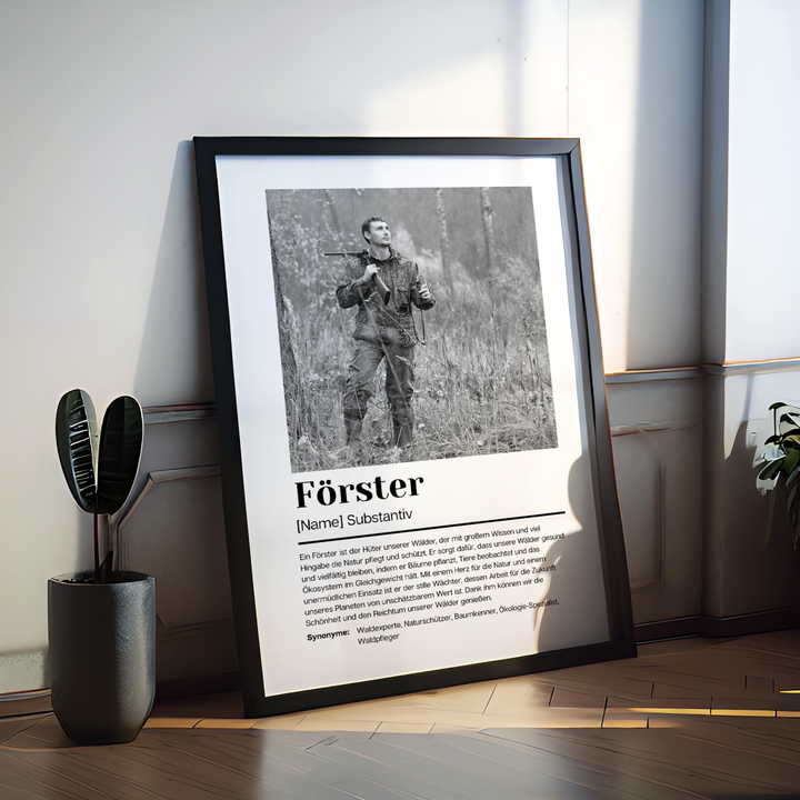 Fotoposter Definition FÖRSTER personalisiert