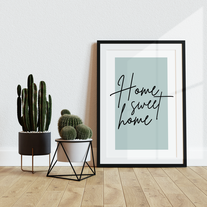 Home Sweet Home Spruch Poster