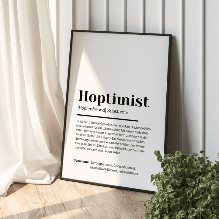 Poster Definition Hoptimist