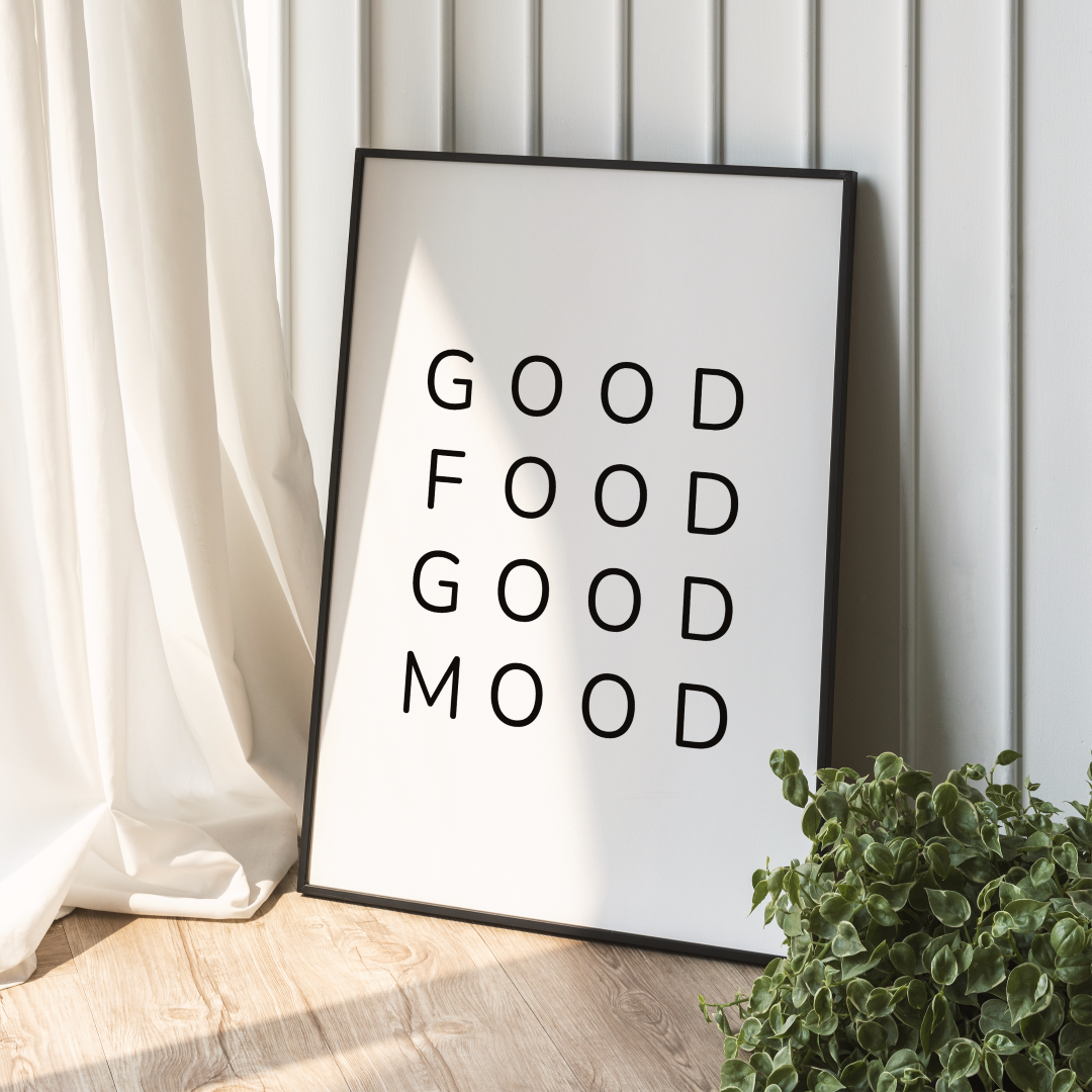 Poster Good Food Good Mood