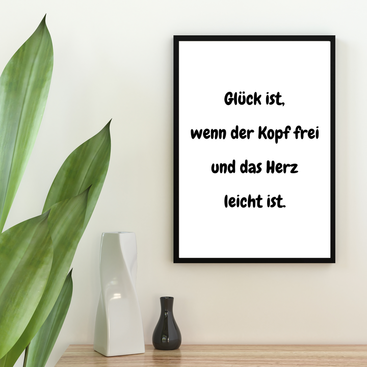 Quote Poster personalisiert | Kleibt