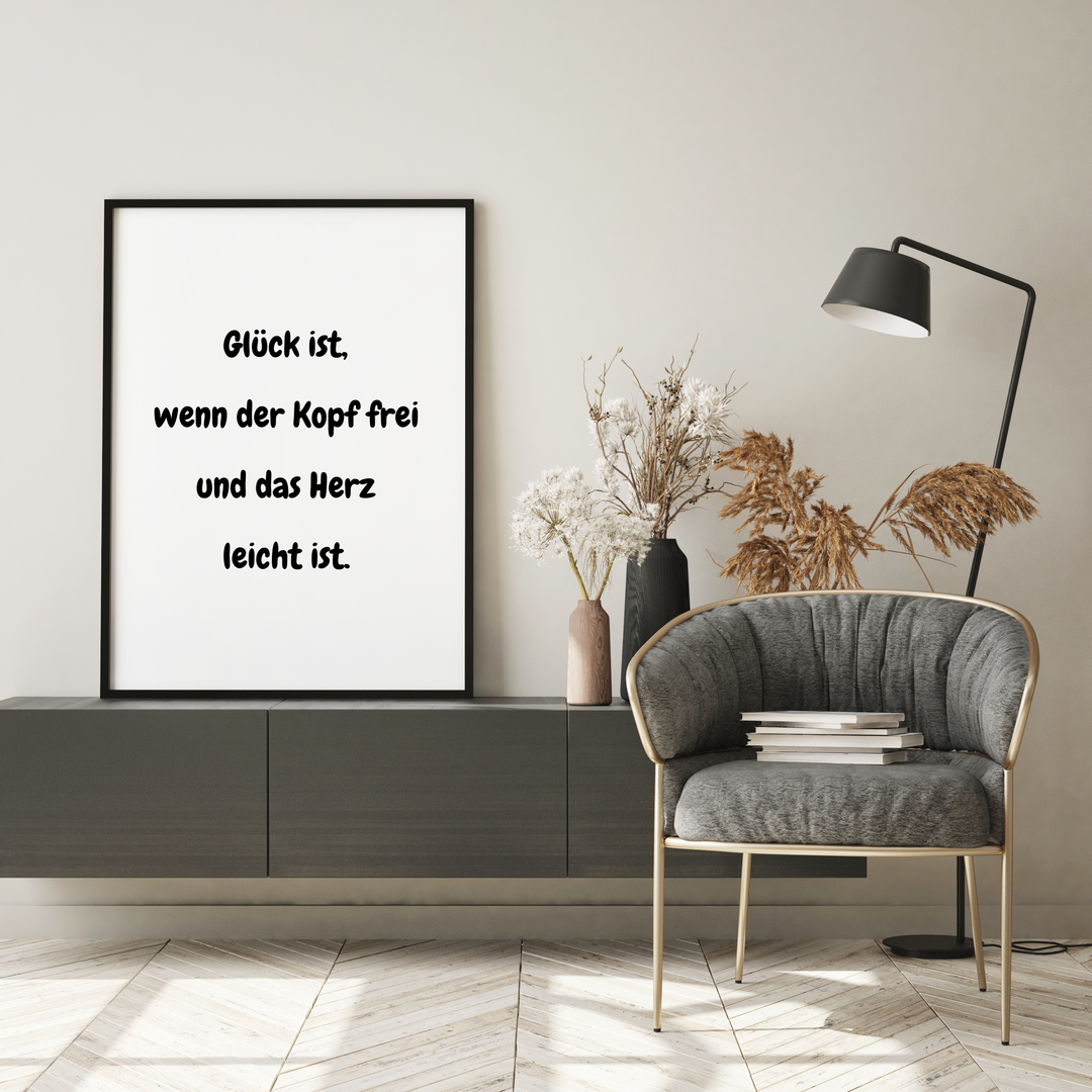 Quote Poster personalisiert | Kleibt