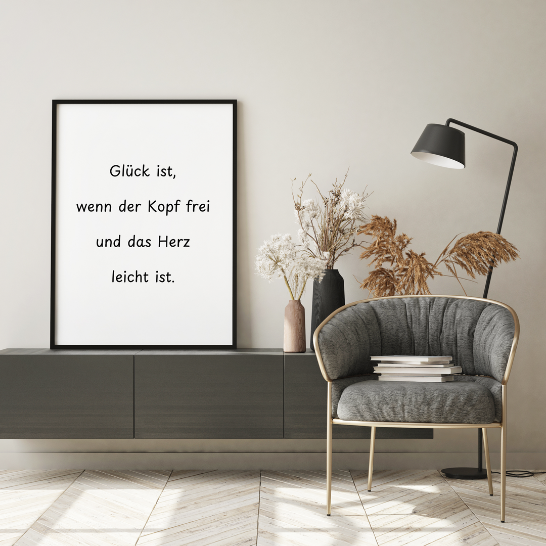 Quote Poster personalisiert | Kleibt