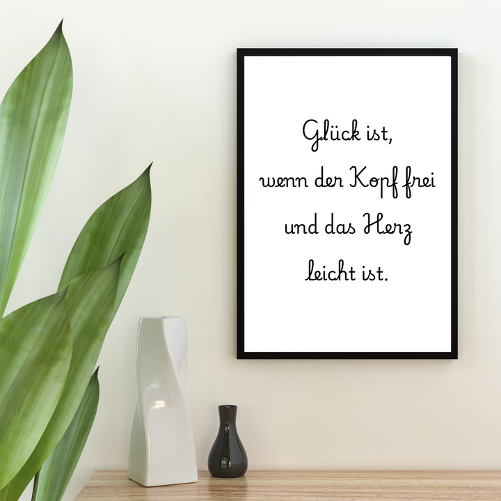 Quote Poster personalisiert | Kleibt