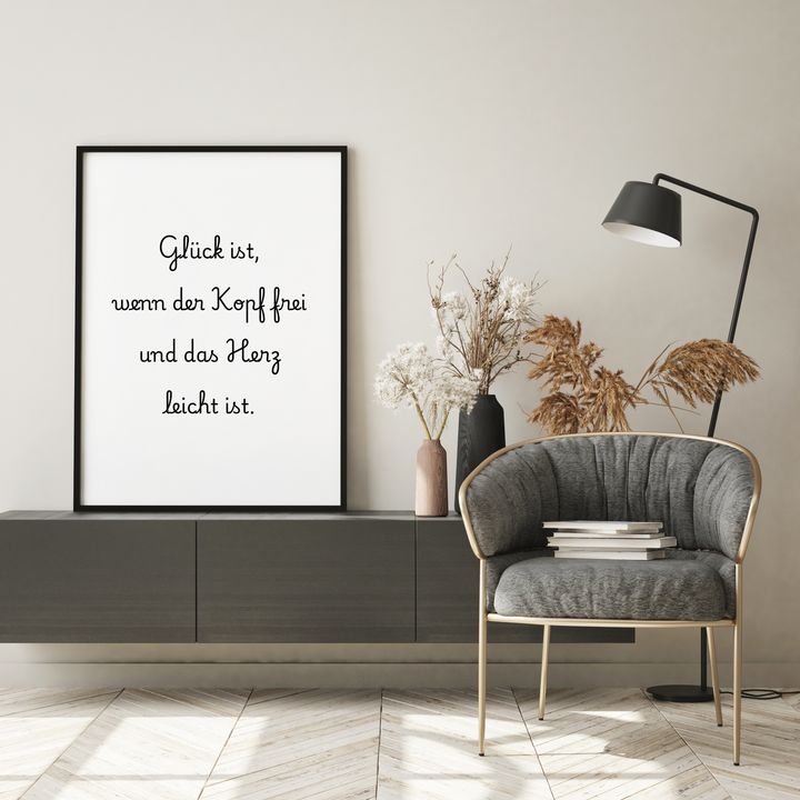 Quote Poster personalisiert | Kleibt