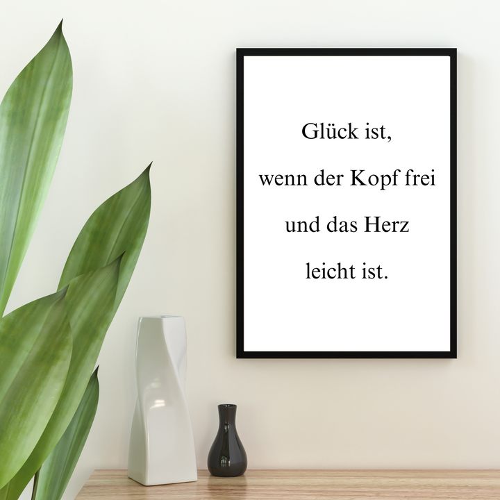 Quote Poster personalisiert | Kleibt