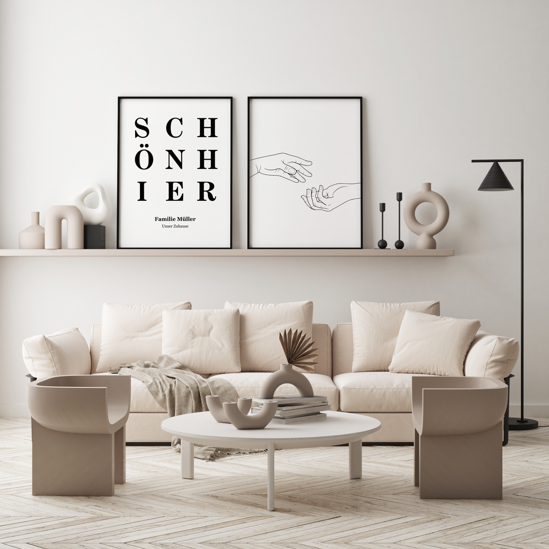 Schön Hier Poster personalisiert | Kleibt