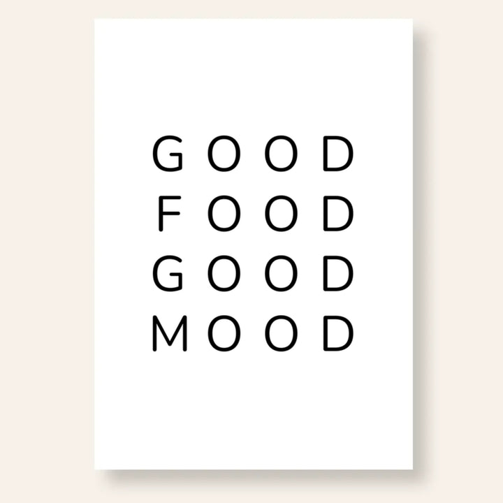 Poster Good Food Good Mood