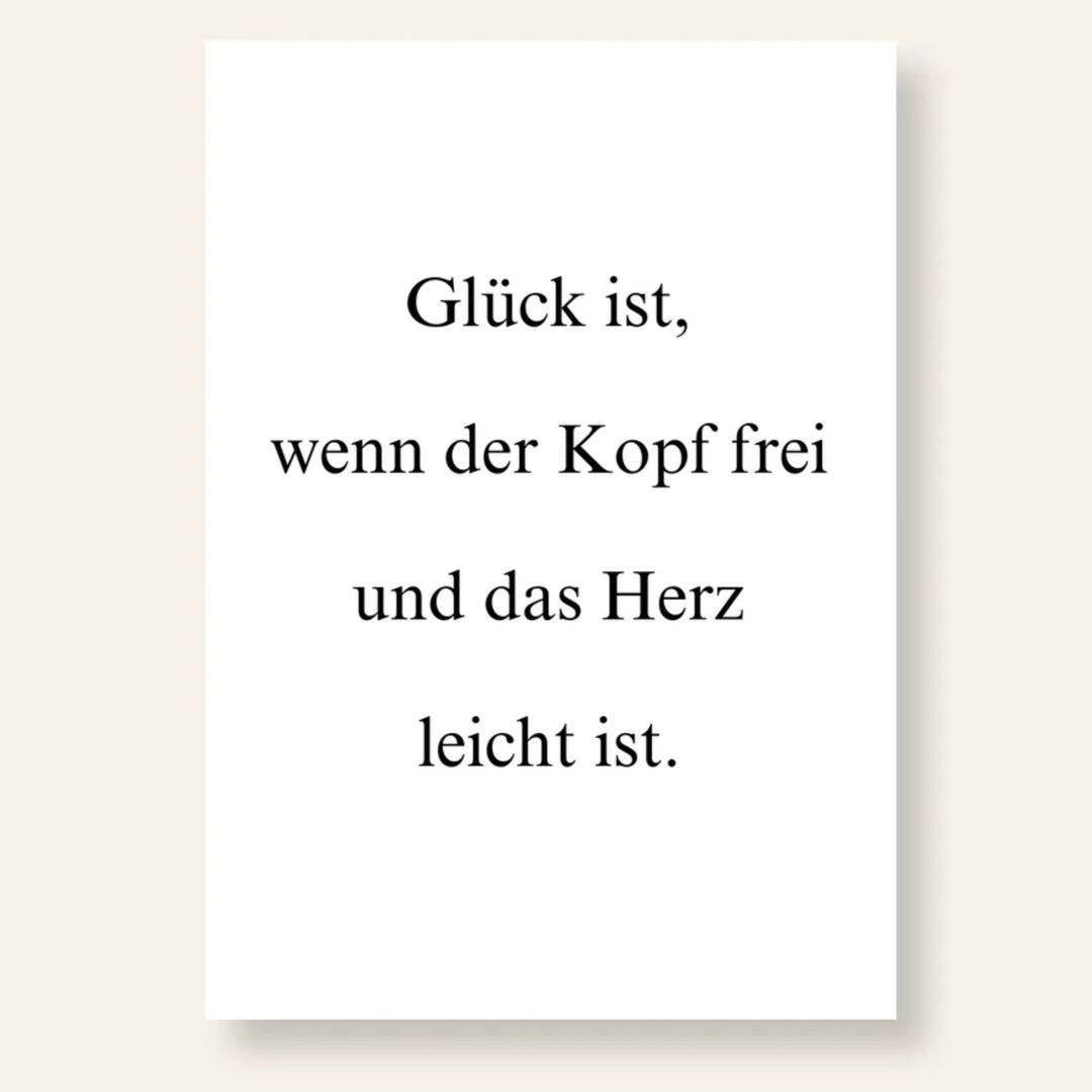 Quote Poster personalisiert | Kleibt